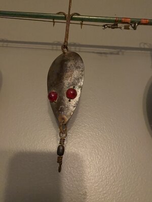 ORIGINAL FORCED Gibbs Ruby Eye Wiggler No. 3.5 From 1960s -  Canada